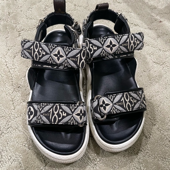 Lv sandal full logo - Picture 7 of 8